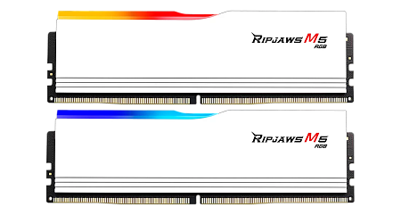 DDR5 96Gb KiTof2 PC-51200 6400MHz G.Skill Ripjaws M5 RGB (F5-6400J3239F48GX2-RM5RW) CL32-39-39-102, фото 1