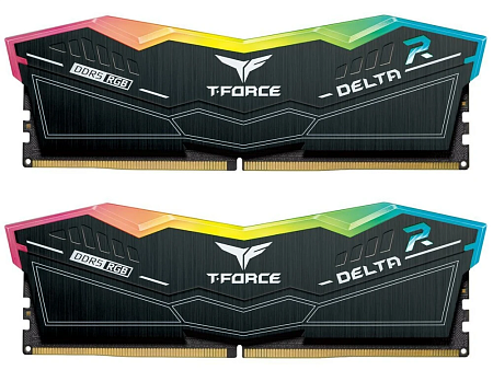 DDR5 32Gb KiTof2 PC-48000 6000MHz Team T-Force Delta RGB (FF3D532G6000HC30DC01) CL30-36-36-76, фото 1