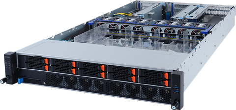 Сервер “BVK” - RCM ТУ BY 192948553.003-2021 в составе: Gigabyte R292-4S1 (2U 10xSFF(TriMode), 4хXeon 6330H…, фото 1