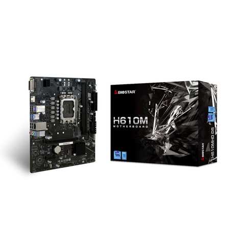 Материнская плата BIOSTAR H610MHD D5, LGA1700, mATX, фото 1