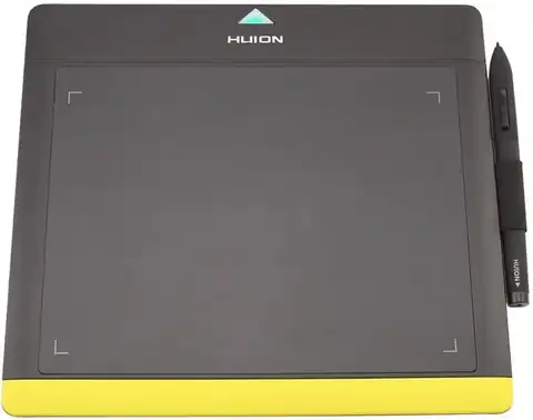 Графический планшет HUION 680TF черно-желтый, фото 1