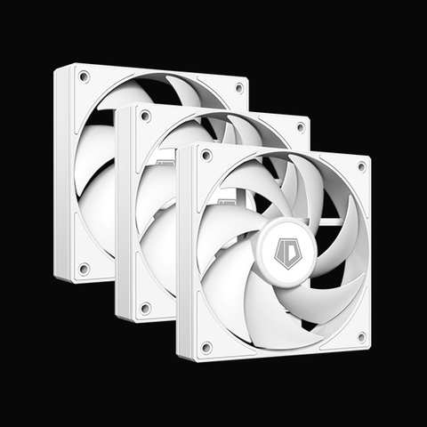 Вентилятор для корпуса ID-Cooling AF-125-W Trio белый, фото 1